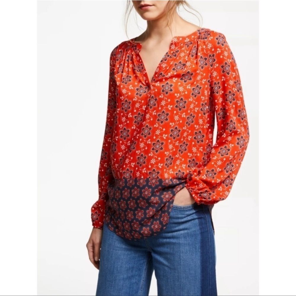 BODEN boho retro Floral Maya Tunic
